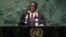 FILE: UMongameli Emmerson Mnangagwa emhlanganweni oweUnited Nations General Assembly