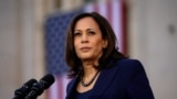 FILE PHOTO: Senator Kamala Harris launches her campaign for President of the United States at a rally at Frank H. Ogawa Plaza in her hometown of Oakland, California, Jan. 27, 2019.