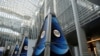 FILE - An atrium is seen at the World Bank headquarters building in Washington, October 14, 2017. 