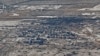 FILE - An aerial view of Vuhledar, the site of heavy battles with the Russian troops in the Donetsk region, Ukraine, Feb. 10, 2023. (AP Photo/Libkos)
