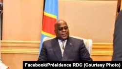 Félix Tshisekedi à Kinshasa, en RDC, le 6 septembre 2019. 