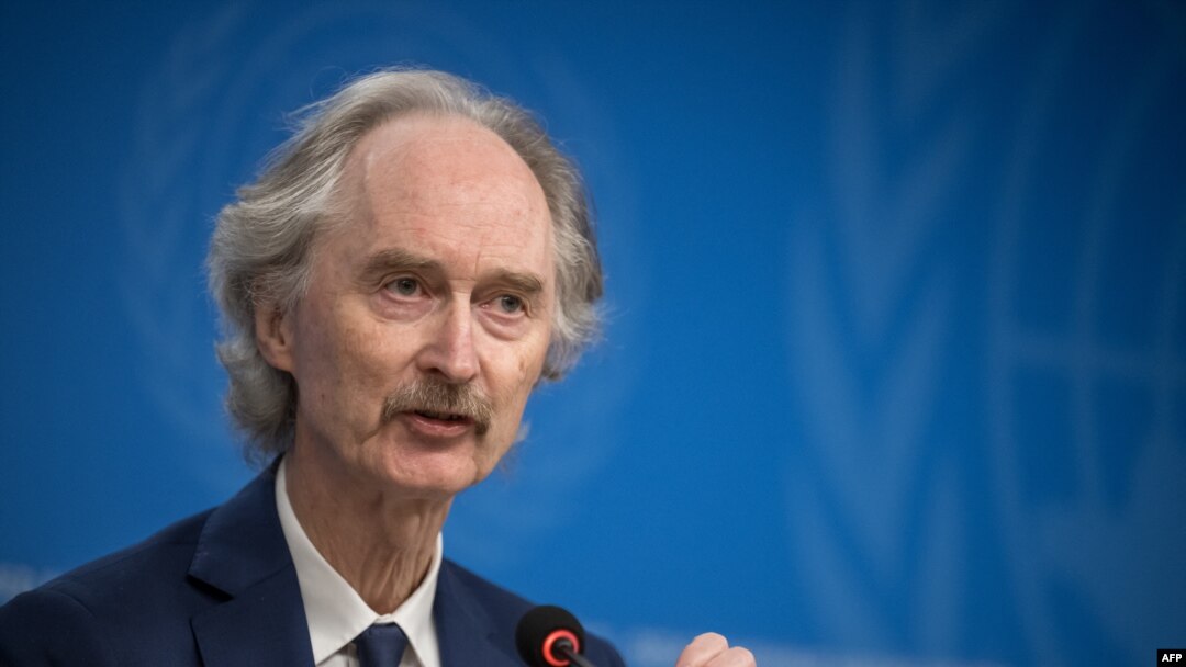 Geir Pedersen, intumwa idasanzwe y'ishirahamwe mpuzamakungu ONU, muri Siriya