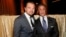 Leonardo DiCaprio, left, and Sylvester Stallone attend the 88th Academy Awards Nominees Luncheon at The Beverly Hilton hotel, Beverly Hills, California, Feb. 8, 2016.