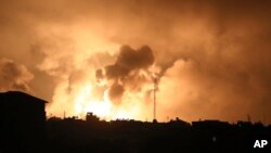بمباران غزه از سوی ارتش اسرائیل