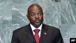 Pierre Nkurunziza lors de la 66e Assemblée générale des Nations Unies, New-York, 23 septembre 2011