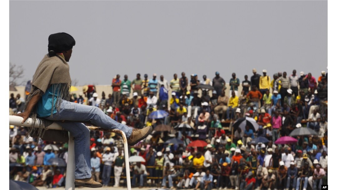 South African Platinum Mine Workers Strike