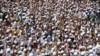 Members of Islamist groups gather during a rally to siege Myanmar's embassy for the recent violence against Rohingya Muslim in Myanmar, in the Bangladeshi capital of Dhaka on September 18, 2017. 