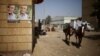 Many horse and camel riders at the Great Pyramids backed presidential candidate Ahmed Shafiq as good for business, Giza, Egypt, June 17, 2012. (Yuli Weeks/VOA) 