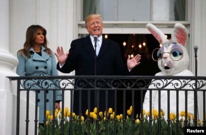Trumps Host Annual Easter Egg Roll