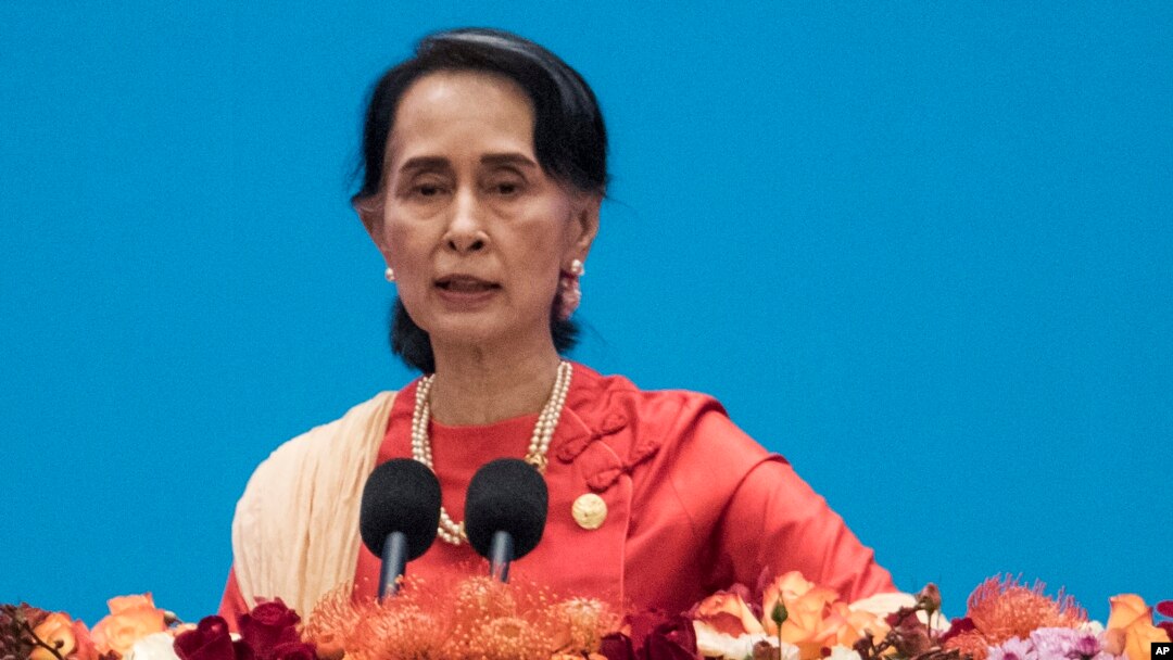 Lãnh đạo Myanmar Aung San Suu Kyi.