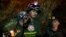 Soldiers and rescue workers work in Tham Luang cave complex, as an ongoing search for members of an under-16 soccer team and their coach continues, in the northern province of Chiang Rai, Thailand, July 1, 2018. 