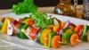vegetable skewer