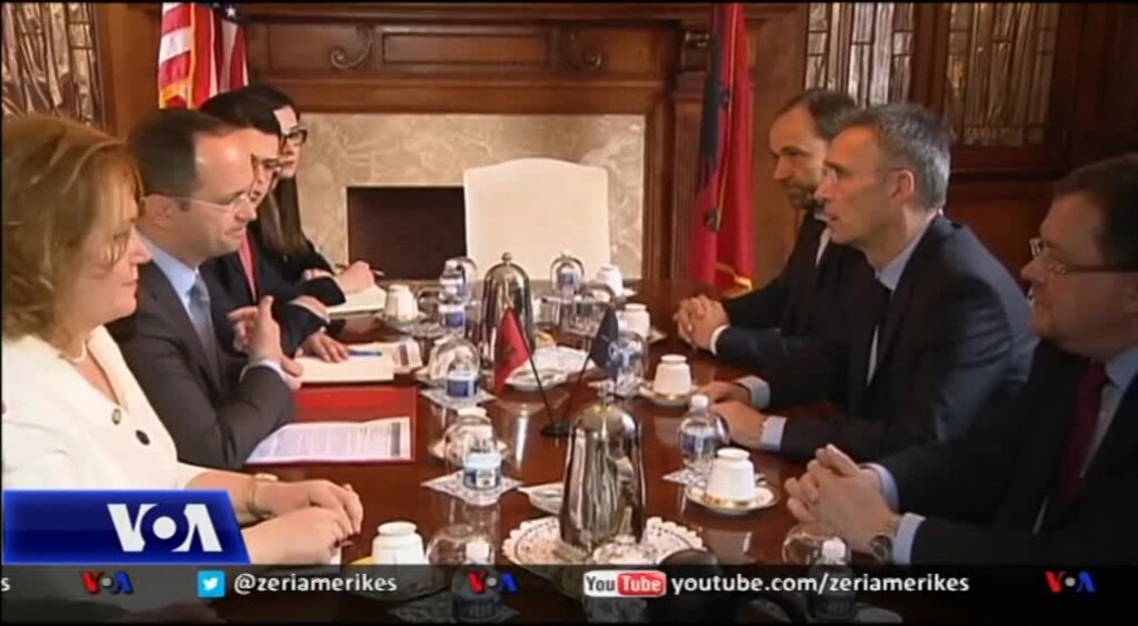 Billedresultat for Takim Bushati-Stoltenberg në Uashington