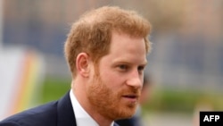 Pangeran Harry saat menghadiri KTT Investasi Inggris-Afrika di London, 20 Januari 2020. (Foto: Ben STANSALL / AFP)