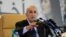 FILE: Algerian president Abdelmadjid Tebboune talks to the press during a news conference after his election, in Algiers, Algeria December 13, 2019.