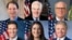 上排从左至右：来自俄勒冈州民主党籍联邦参议员罗恩·怀登(Ron Wyden)、德克萨斯州共和党籍联邦参议员约翰·科宁(John Cornyn)、佛蒙特州民主党籍联邦参议员彼得·韦尔奇(Peter Welch)；下排从左至右：北卡罗来纳州共和党籍联邦众议员帕特·哈里根(Pat Harrigan)、加利福尼亚州民主党籍联邦众议员萨拉·雅各布斯(Sara Jacobs)以及德克萨斯州共和党籍联邦众议员迈克尔·麦考尔(Michael McCaul)