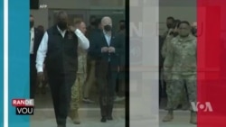 Prezidan Joe Biden ap retounen Washington apre li finn diskite ak lidè ewopeyen yo sou lagè Ikrèn nan