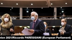 Жозеп Борель на засіданні Європейського парламенту щодо Росії 9 лютого 2021 р.