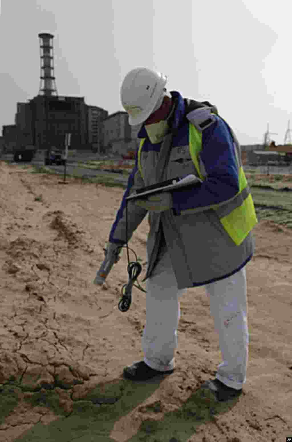 Any earth moving activities at Chernobyl have the potential to raise radioactively contaminated dust and must be closely monitored, (VOA - D. Markosian, April 2011)