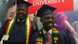 Howard University Graduates: Admonish Deda and Tapiwa Musonza