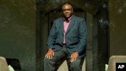 Former Congolese Vice President Jean-Pierre Bemba is seen after being interviewed by The Associated Press in Waterloo, Belgium, Sept. 11, 2018. 