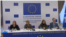 Predstavnici posmatračke misije EU na konferenciji za novinare u Prištini 11. februara 2025. 