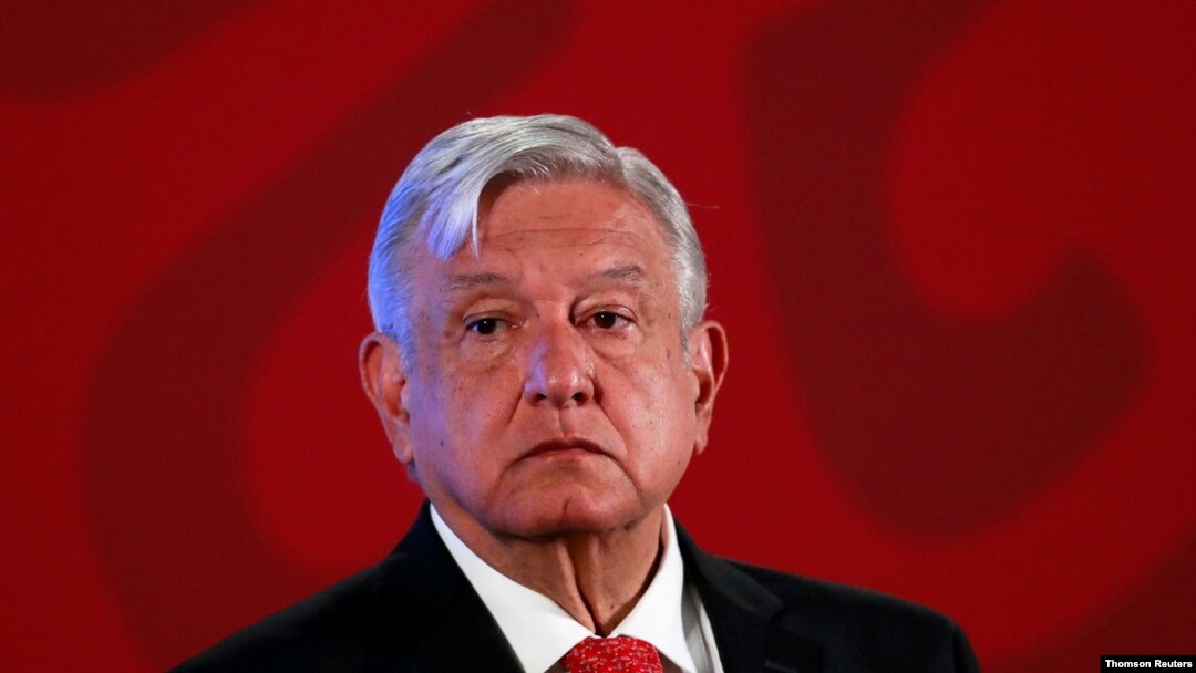 El presidente de México, Andrés Manuel López Obrador, durante una conferencia de prensa en Ciudad de México. 