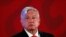 El presidente de México, Andrés Manuel López Obrador, durante una conferencia de prensa en Ciudad de México. 