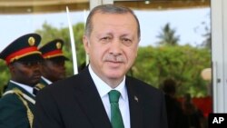 Shugaban Turkiya Recep Tayyip Erdogan