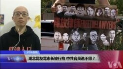 VOA连线(胡佳)：湖北网友骂市长被行拘，中共官员说不得？