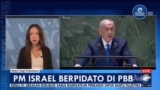 Laporan VOA untuk Metro TV: Delegasi Sejumlah Negara Walk Out Saat Pidato Netanyahu di PBB