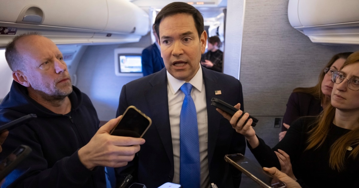 Secretario Rubio ve “un régimen corrupto” en Caracas