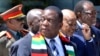 UMnangagwa ngesikhathi esemhlangagweni weAfrican Union Summit.