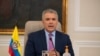 El presidente colombiana Iván Duque, durante el programa televisivo diario ‘Prevención y Acción’. [Foto: Presidencia de Colombia]