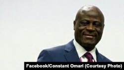 Constant Omari, président de la Fédération congolaise de football association (Fécofa) depuis 2005, RDC, 9 mai 2017. (Facebook/Constant Omari)