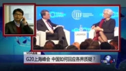 VOA连线(钟伟锋)：G20上海峰会，中国如何回应各界质疑？