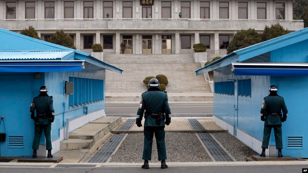 Suasana di desa Panmunjom, Paju, Korea Selatan, di perbatasan Korea Utara dan Korea Selatan, 12 Maret 2014. (Foto: dok).