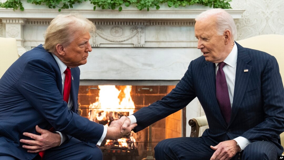 Susret Trumpa i Bidena u Bijeloj kući povodom mirnog prenosa vlasti, 13. novembar 2024.
