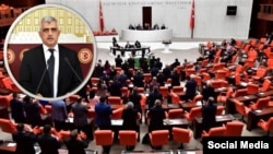 Parlamenterê HDPê Omer Farûk Gergerlioglu di Meclisa Tirkiyê de