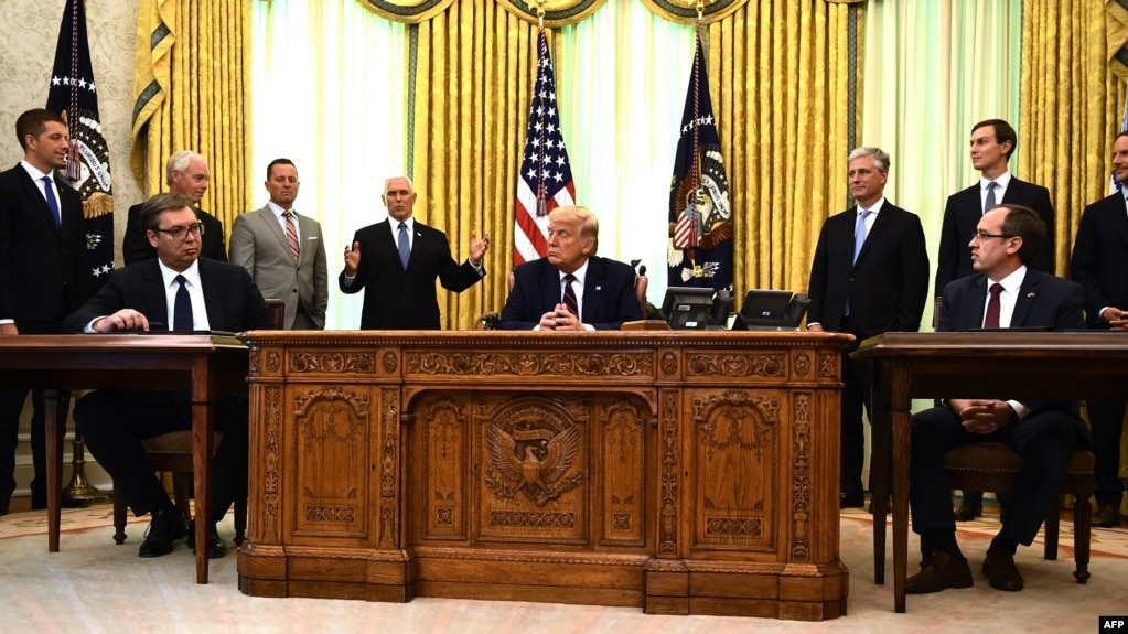 Kosova, Serbia dhe marrëveshja e Washingtonit
