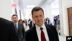 Peter Strzok, agen FBI, di Capitol Hill, Washington, D.C., 27 Juni 2018. (Foto: dok).