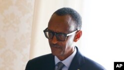 Le président du Rwanda Paul Kagame lors de sa rencontre avec le Pape, au Vatican, le 20 mars 2017.