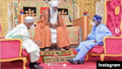 Lokacin da Tinubu ya kai ziyara fadar Sarkin Kano (Hoto: Muhd Photography Instagram, Kano Emirate)