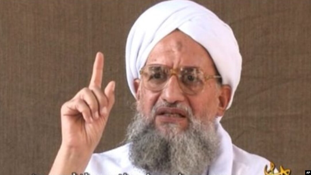 FILE - Al-Qaida leader Ayman al-Zawahiri.