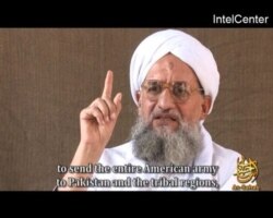 FILE - Al-Qaida leader Ayman al-Zawahiri calls on Egyptian Islamists to choose the path of jihad.