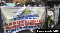 Manifestação em Luanda contra violência policial