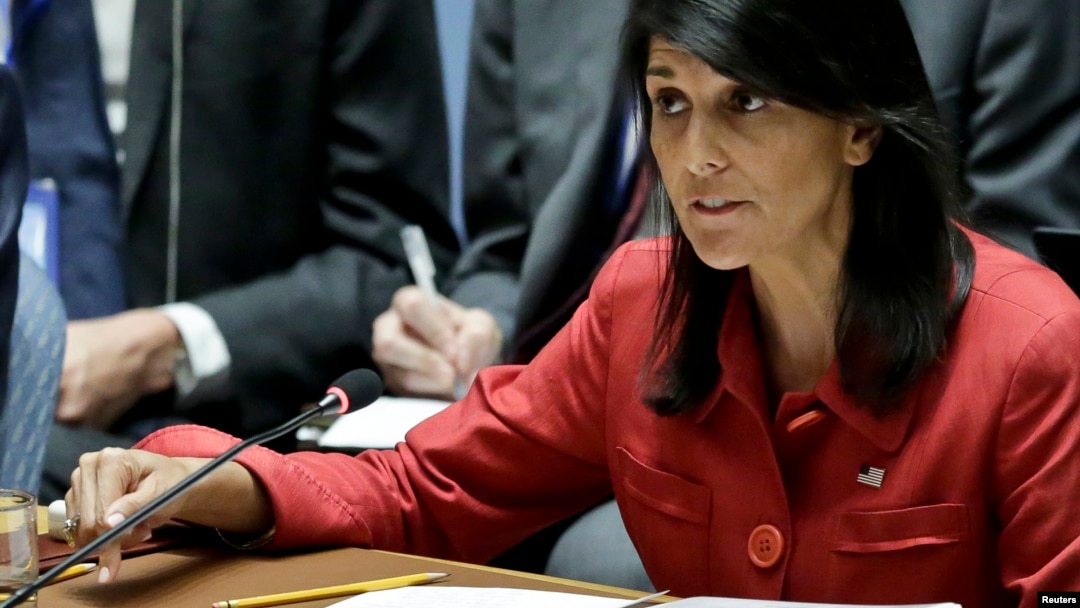 Bà Nikki Haley tuần trước thúc ép Cơ quan Nguyên tử Năng Quốc tế (IAEA) tìm cách tiếp cận các căn cứ quân sự của Iran.