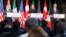 Ildefonso Guajardo, Mexico's Secretary of Economy; Chrystia Freeland, Canada's Minister of Foreign Affairs; and Robert Lighthizer, United States Trade Representative, make statements to the media, in Montreal, Quebec, Canada, Jan. 29, 2018.
