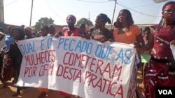 Mulheres protestam em Angola (Foto de Arquivo)