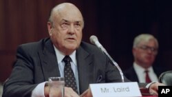 FILE - Melvin R. Laird, former secretary of defense, Sept. 1992. 
